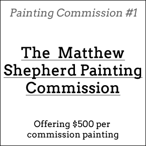 painting-commission1 Painting  #1 – The Matthew Shepherd Painting